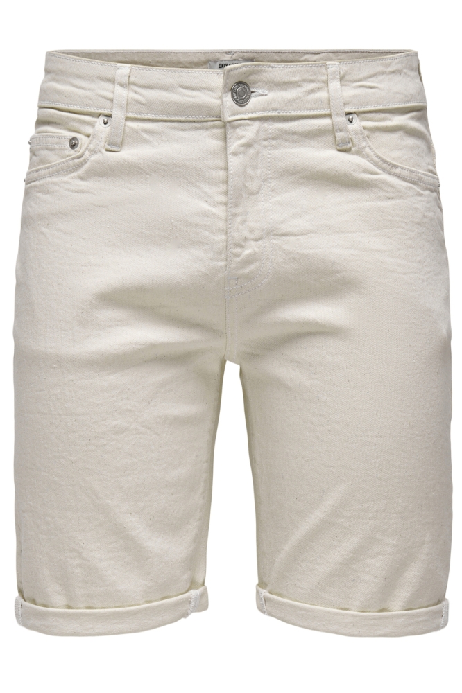 ONSPLY ECRU 9296 AZG DNM SHORTS 22029296 ECRU